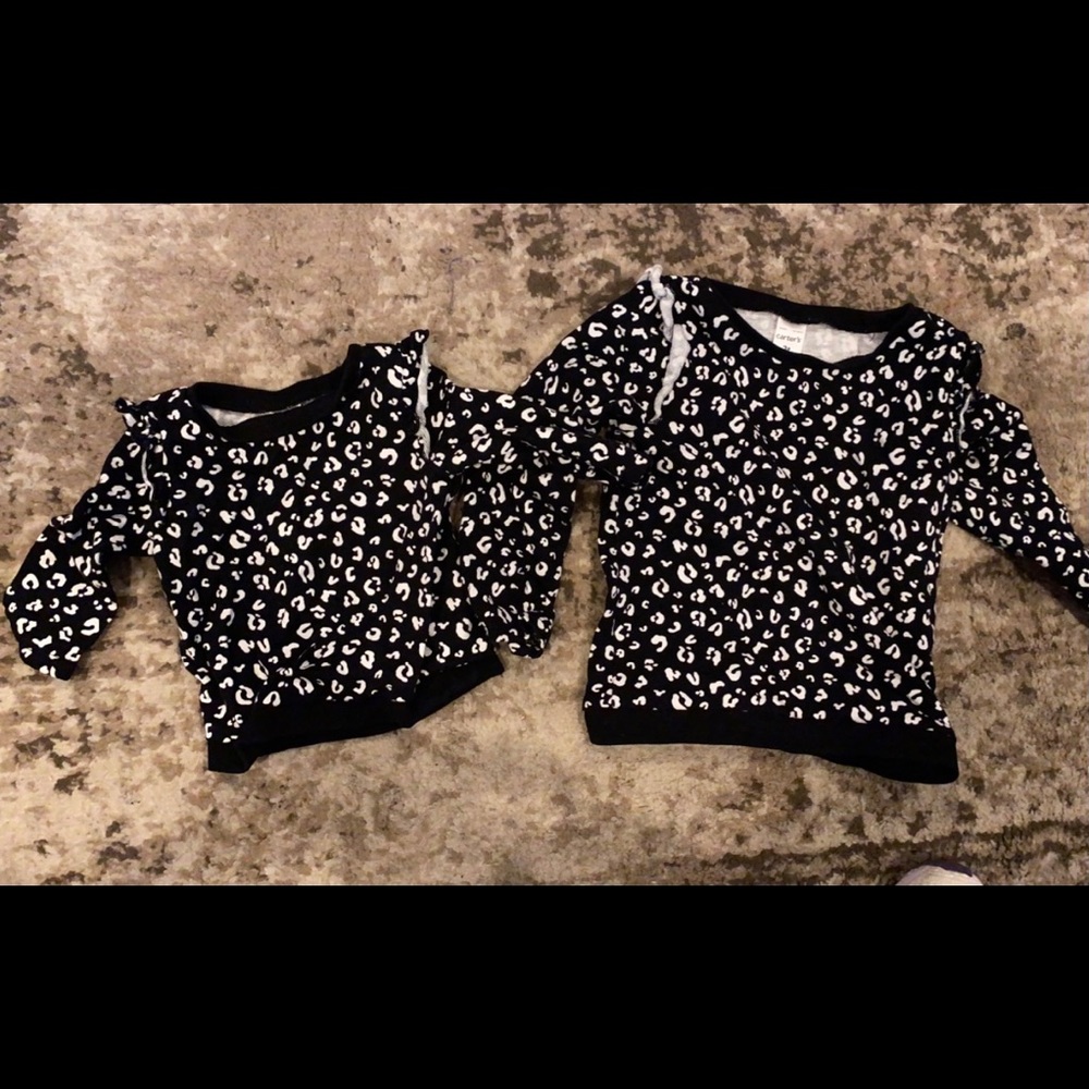 Carter’s shirt size 0-3 and 2t! Vguc! Sister set!